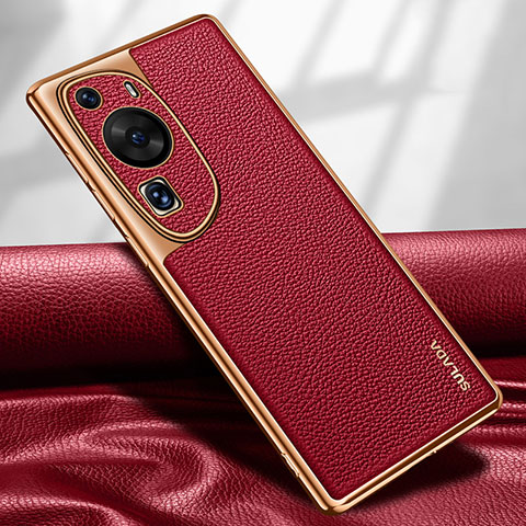 Handyhülle Hülle Luxus Leder Schutzhülle LD1 für Huawei P60 Art Rot