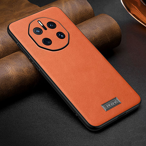 Handyhülle Hülle Luxus Leder Schutzhülle LD2 für Huawei Mate 50 RS Orange