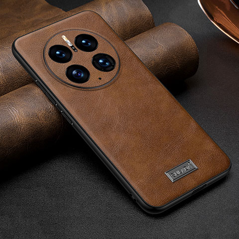 Handyhülle Hülle Luxus Leder Schutzhülle LD3 für Huawei Mate 50 Pro Braun