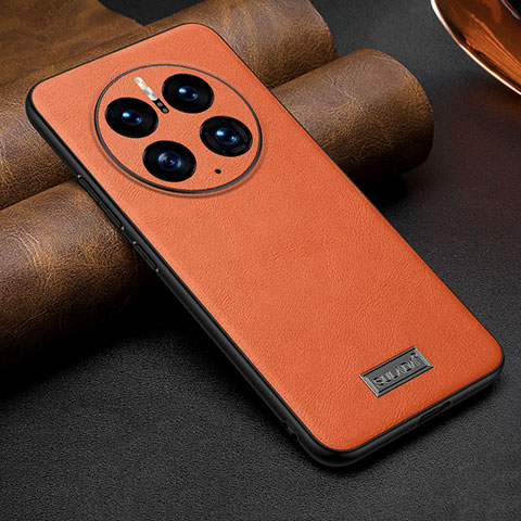 Handyhülle Hülle Luxus Leder Schutzhülle LD3 für Huawei Mate 50 Pro Orange