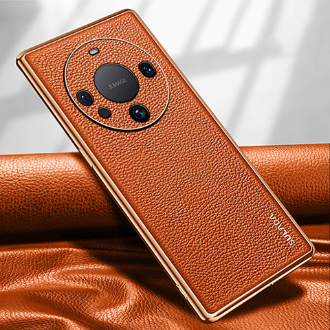 Handyhülle Hülle Luxus Leder Schutzhülle LD3 für Huawei Mate 60 Pro+ Plus Orange