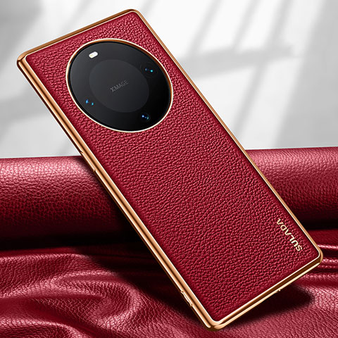 Handyhülle Hülle Luxus Leder Schutzhülle LD4 für Huawei Mate 60 Pro Rot