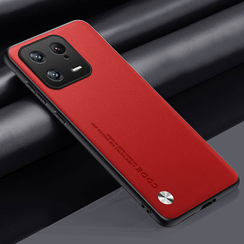 Handyhülle Hülle Luxus Leder Schutzhülle LS1 für Xiaomi Mi 13 Pro 5G Rot