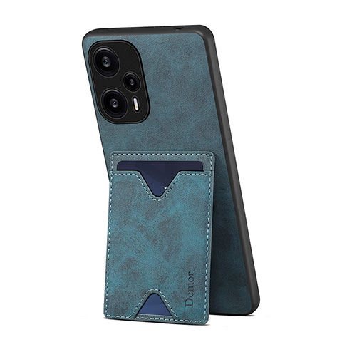 Handyhülle Hülle Luxus Leder Schutzhülle MT1 für Xiaomi Poco F5 5G Blau