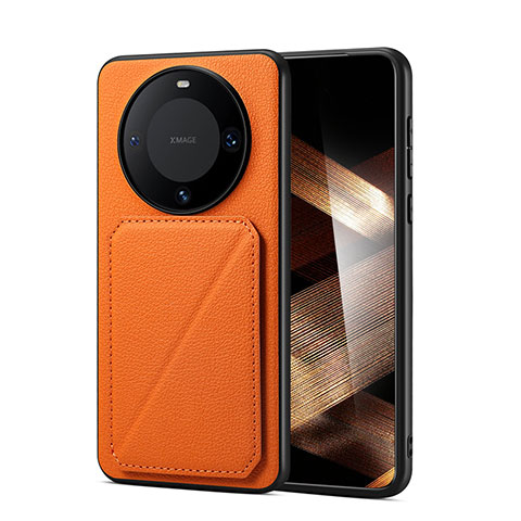 Handyhülle Hülle Luxus Leder Schutzhülle MT3 für Huawei Mate 60 Pro Orange