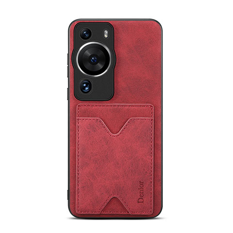 Handyhülle Hülle Luxus Leder Schutzhülle MT4 für Huawei P60 Pro Rot