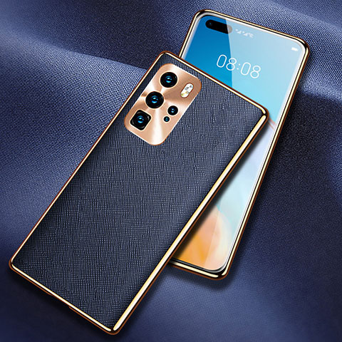 Handyhülle Hülle Luxus Leder Schutzhülle N03 für Huawei P40 Pro Blau