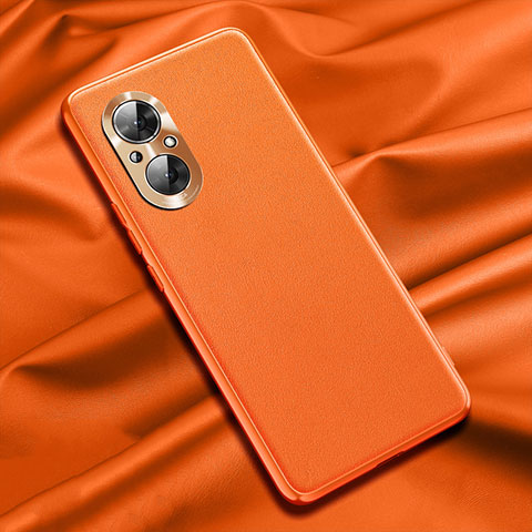 Handyhülle Hülle Luxus Leder Schutzhülle QK1 für Huawei Honor 50 SE 5G Orange