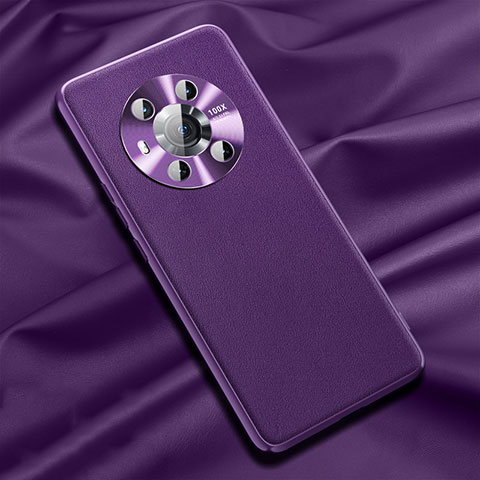 Handyhülle Hülle Luxus Leder Schutzhülle QK1 für Huawei Honor Magic3 5G Violett