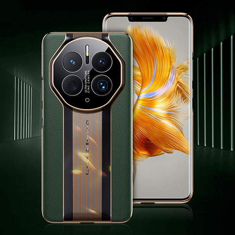 Handyhülle Hülle Luxus Leder Schutzhülle QK1 für Huawei Mate 50 Pro Grün