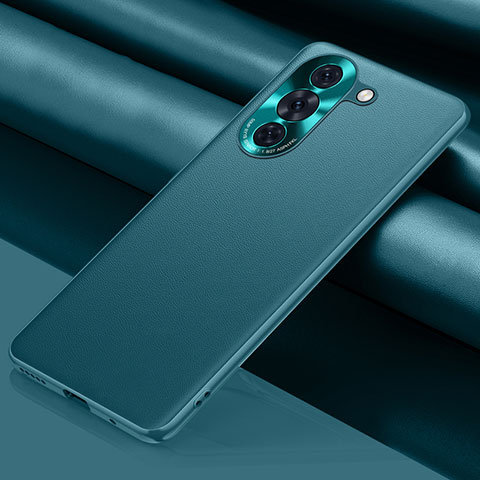 Handyhülle Hülle Luxus Leder Schutzhülle QK1 für Huawei Nova 10 Pro Cyan