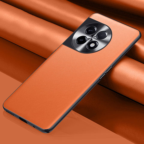 Handyhülle Hülle Luxus Leder Schutzhülle QK1 für OnePlus 11 5G Orange