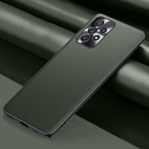 Handyhülle Hülle Luxus Leder Schutzhülle QK1 für Samsung Galaxy A53 5G Grün