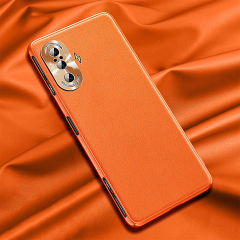 Handyhülle Hülle Luxus Leder Schutzhülle QK1 für Xiaomi Poco F3 GT 5G Orange