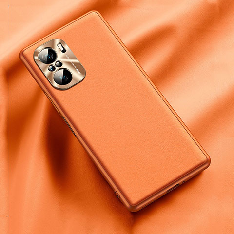 Handyhülle Hülle Luxus Leder Schutzhülle QK1 für Xiaomi Redmi K40 5G Orange