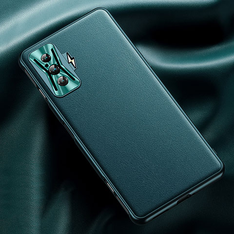 Handyhülle Hülle Luxus Leder Schutzhülle QK1 für Xiaomi Redmi K50 Gaming AMG F1 5G Cyan