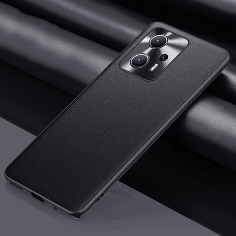 Handyhülle Hülle Luxus Leder Schutzhülle QK1 für Xiaomi Redmi K50i 5G Schwarz