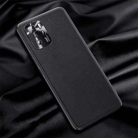 Handyhülle Hülle Luxus Leder Schutzhülle QK1 für Xiaomi Redmi Note 10 Pro 5G Schwarz