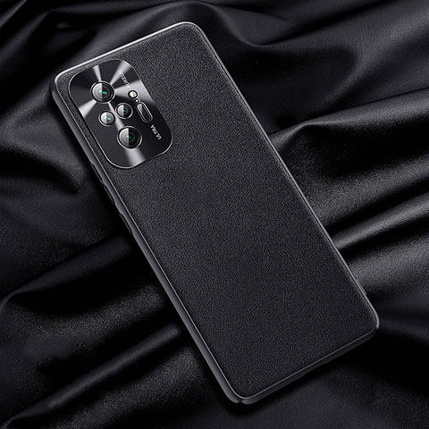 Handyhülle Hülle Luxus Leder Schutzhülle QK1 für Xiaomi Redmi Note 10 Pro Max Schwarz