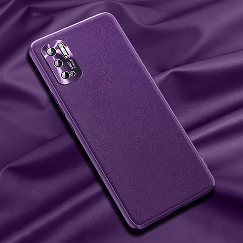 Handyhülle Hülle Luxus Leder Schutzhülle QK1 für Xiaomi Redmi Note 11 SE 5G Violett