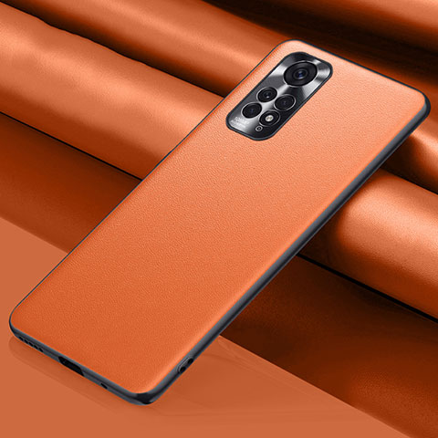 Handyhülle Hülle Luxus Leder Schutzhülle QK1 für Xiaomi Redmi Note 12 Pro 4G Orange