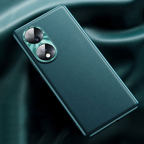 Handyhülle Hülle Luxus Leder Schutzhülle QK2 für Huawei Honor X7b Cyan