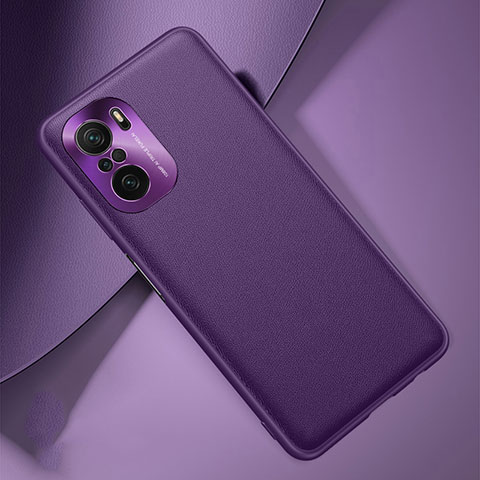 Handyhülle Hülle Luxus Leder Schutzhülle QK2 für Xiaomi Redmi K40 Pro+ Plus 5G Violett