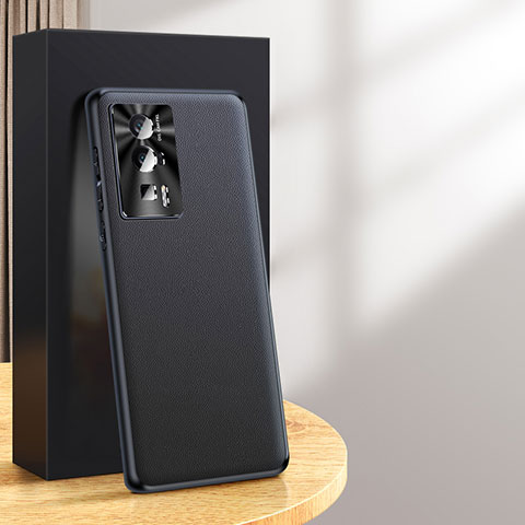 Handyhülle Hülle Luxus Leder Schutzhülle QK2 für Xiaomi Redmi K60 Pro 5G Schwarz