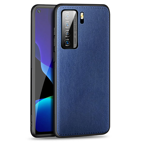 Handyhülle Hülle Luxus Leder Schutzhülle R01 für Huawei Nova 7 SE 5G Blau