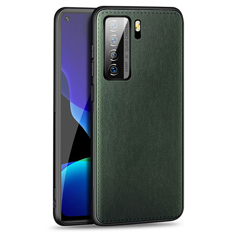 Handyhülle Hülle Luxus Leder Schutzhülle R01 für Huawei Nova 7 SE 5G Grün