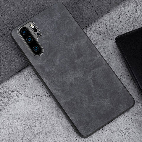 Handyhülle Hülle Luxus Leder Schutzhülle R01 für Huawei P30 Pro New Edition Schwarz