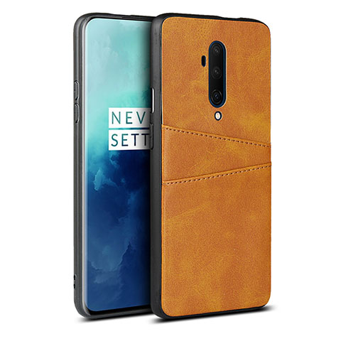 Handyhülle Hülle Luxus Leder Schutzhülle R01 für OnePlus 7T Pro Orange