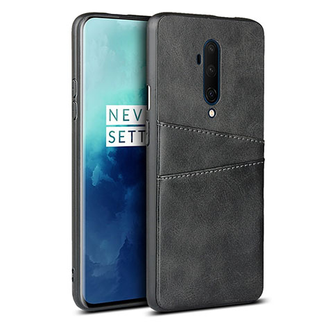 Handyhülle Hülle Luxus Leder Schutzhülle R01 für OnePlus 7T Pro Schwarz