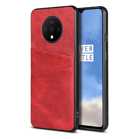 Handyhülle Hülle Luxus Leder Schutzhülle R01 für OnePlus 7T Rot