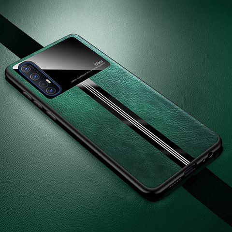 Handyhülle Hülle Luxus Leder Schutzhülle R01 für Oppo Find X2 Neo Grün