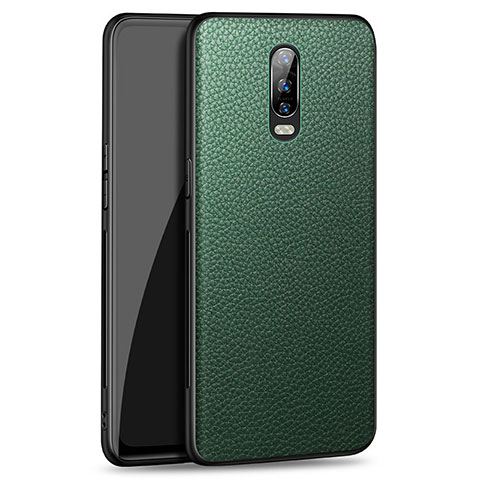 Handyhülle Hülle Luxus Leder Schutzhülle R01 für Oppo RX17 Pro Grün