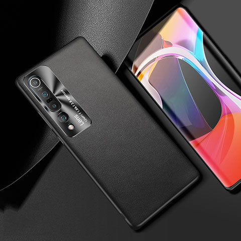 Handyhülle Hülle Luxus Leder Schutzhülle R01 für Xiaomi Mi 10 Pro Schwarz