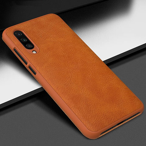 Handyhülle Hülle Luxus Leder Schutzhülle R01 für Xiaomi Mi A3 Orange