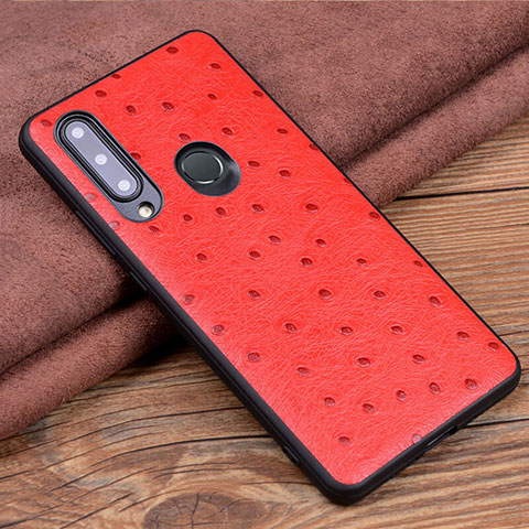 Handyhülle Hülle Luxus Leder Schutzhülle R02 für Huawei Honor 20 Lite Rot