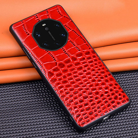 Handyhülle Hülle Luxus Leder Schutzhülle R02 für Huawei Mate 40 RS Rot