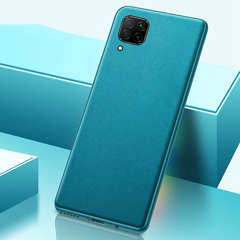 Handyhülle Hülle Luxus Leder Schutzhülle R02 für Huawei Nova 7i Cyan