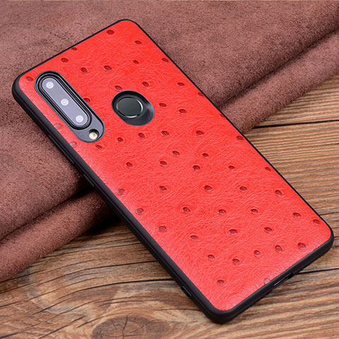 Handyhülle Hülle Luxus Leder Schutzhülle R02 für Huawei P Smart+ Plus (2019) Rot