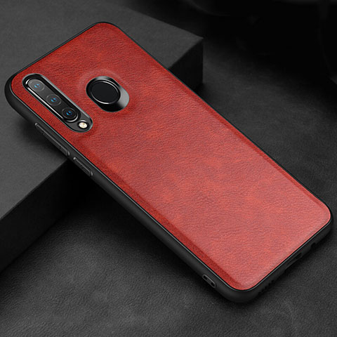 Handyhülle Hülle Luxus Leder Schutzhülle R02 für Huawei P30 Lite Rot