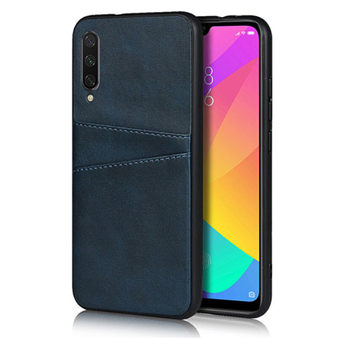 Handyhülle Hülle Luxus Leder Schutzhülle R02 für Xiaomi Mi A3 Blau