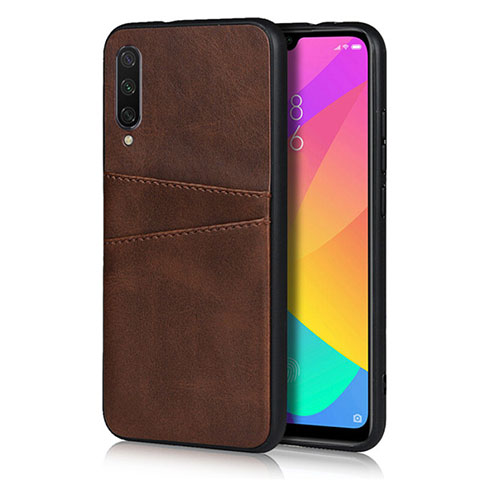 Handyhülle Hülle Luxus Leder Schutzhülle R02 für Xiaomi Mi A3 Braun