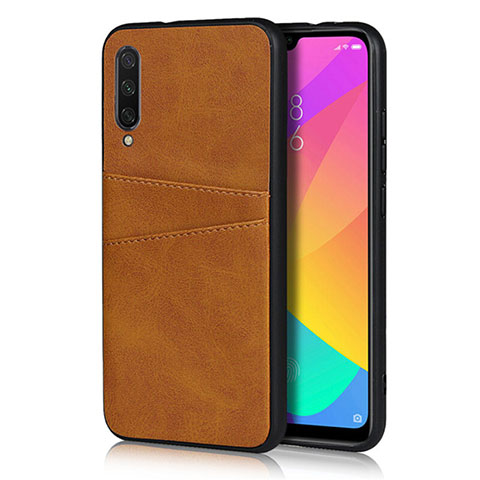 Handyhülle Hülle Luxus Leder Schutzhülle R02 für Xiaomi Mi A3 Orange