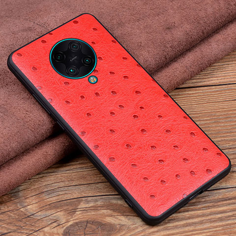 Handyhülle Hülle Luxus Leder Schutzhülle R02 für Xiaomi Poco F2 Pro Rot