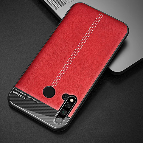 Handyhülle Hülle Luxus Leder Schutzhülle R03 für Huawei Nova 5i Rot