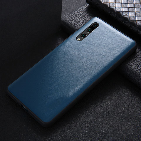 Handyhülle Hülle Luxus Leder Schutzhülle R03 für Huawei P20 Pro Blau