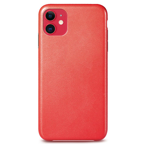 Handyhülle Hülle Luxus Leder Schutzhülle R04 für Apple iPhone 11 Rot